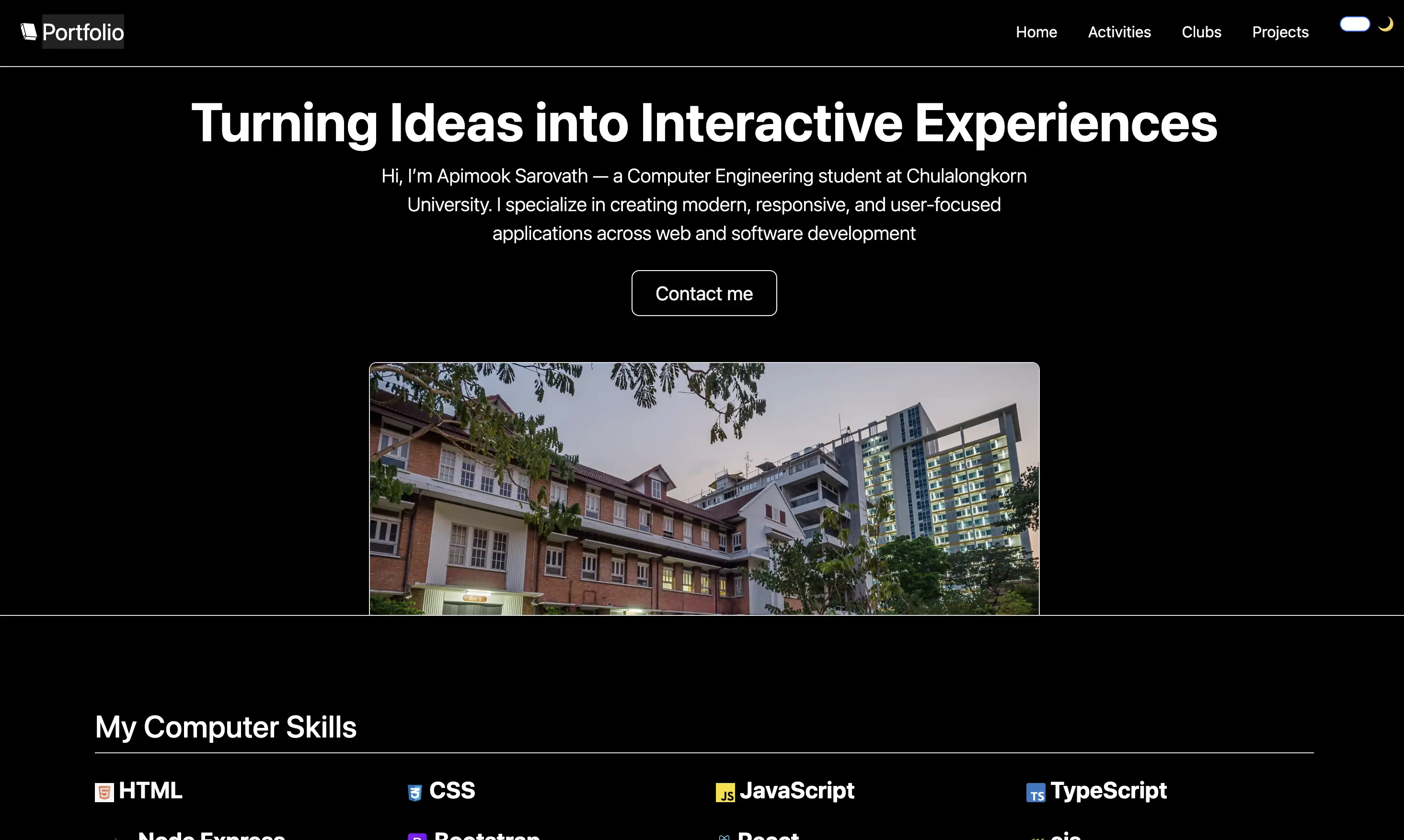 Portfolio (v1) preview