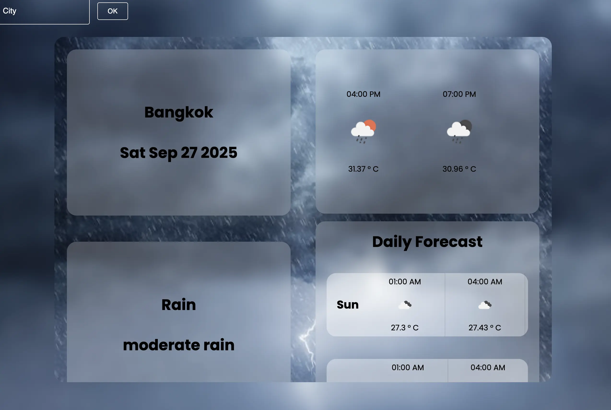 Weather Forecast preview